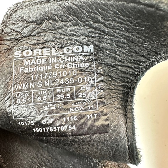 Sorel Women’s Addington Leather Sandal Color: Black Size: 8.5 - Picture 7 of 12